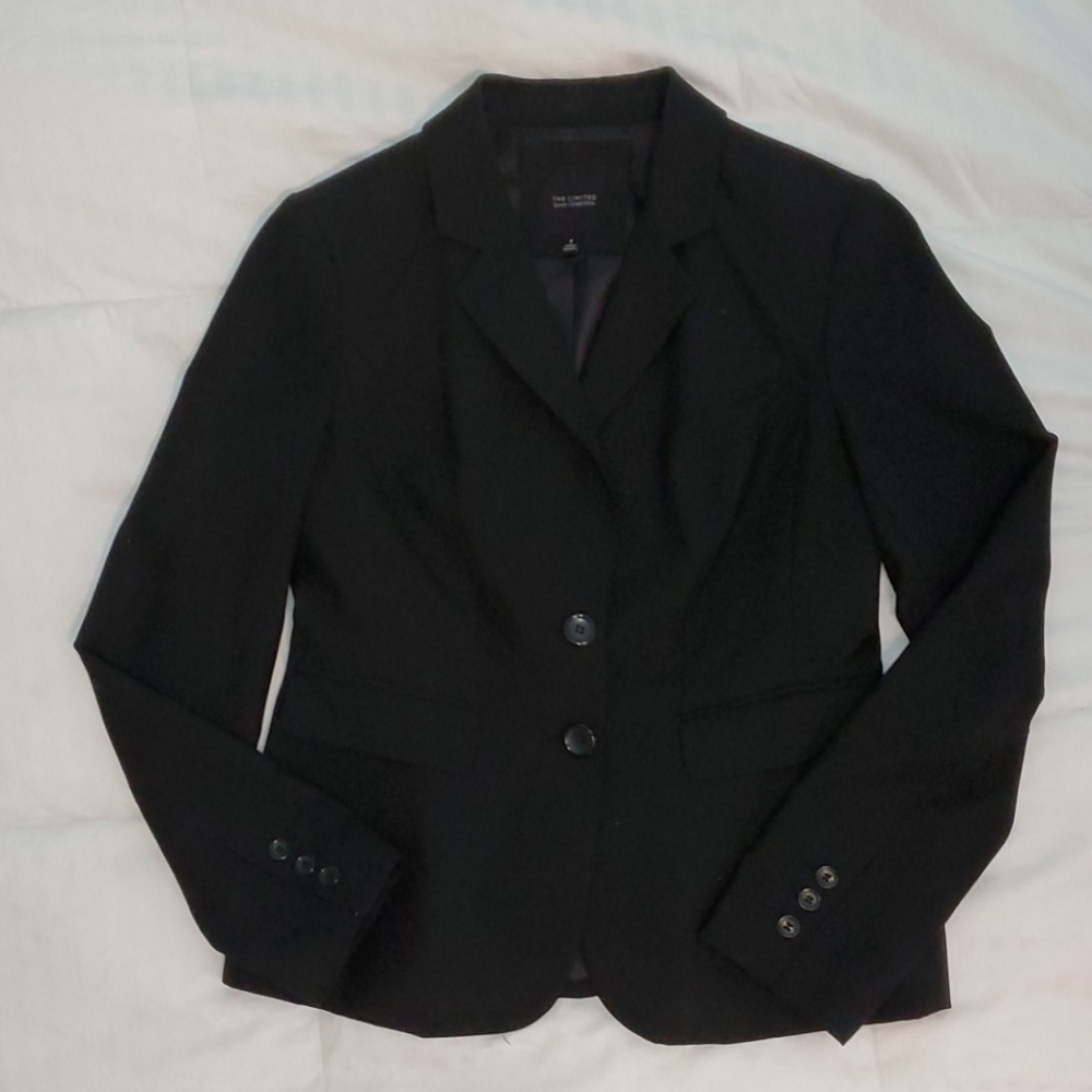 Women's Black Suit Coat 8 The Limited like new